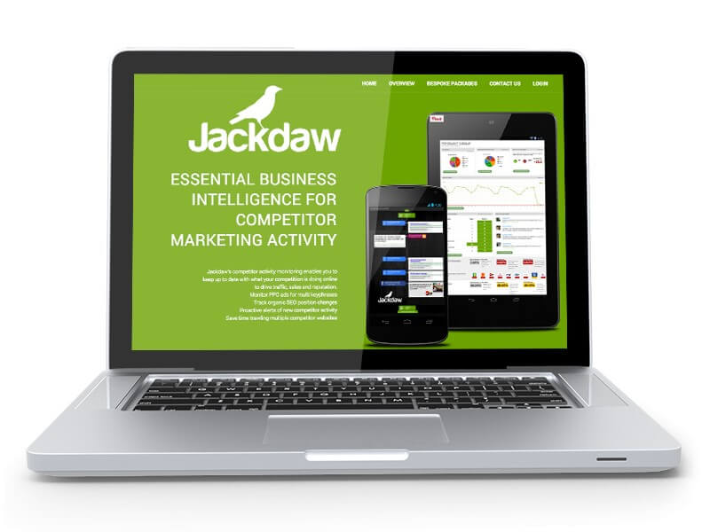 Jackdaw: SEO, PPC & Web Intelligence Tracking Software Brief Image