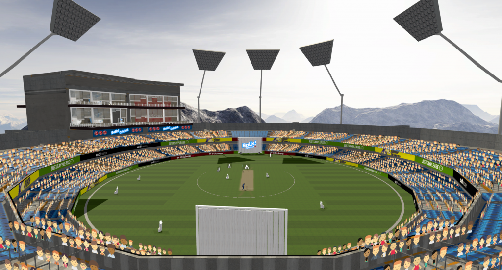 Virtual Reality Cricket Game (Balls! VR Cricket) stickee technology