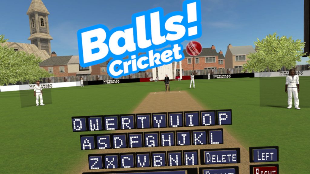 Virtual Reality Cricket Game