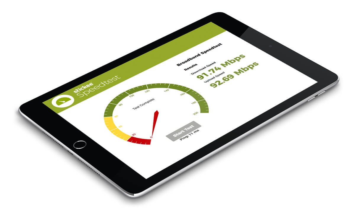 Broadband Speed Checker stickee