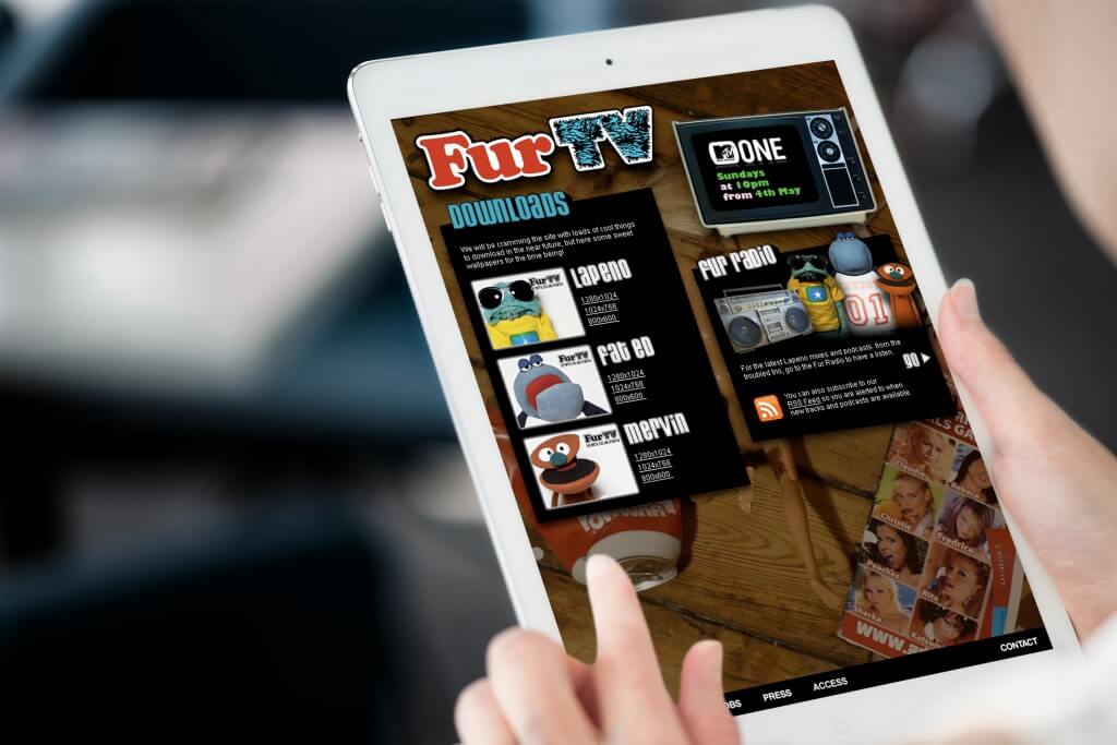 MTV: Fur TV Interactive Website and Mini Games Solution Image