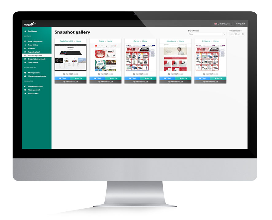 Competitor Price Monitoring: Technology Retailer Solution Image