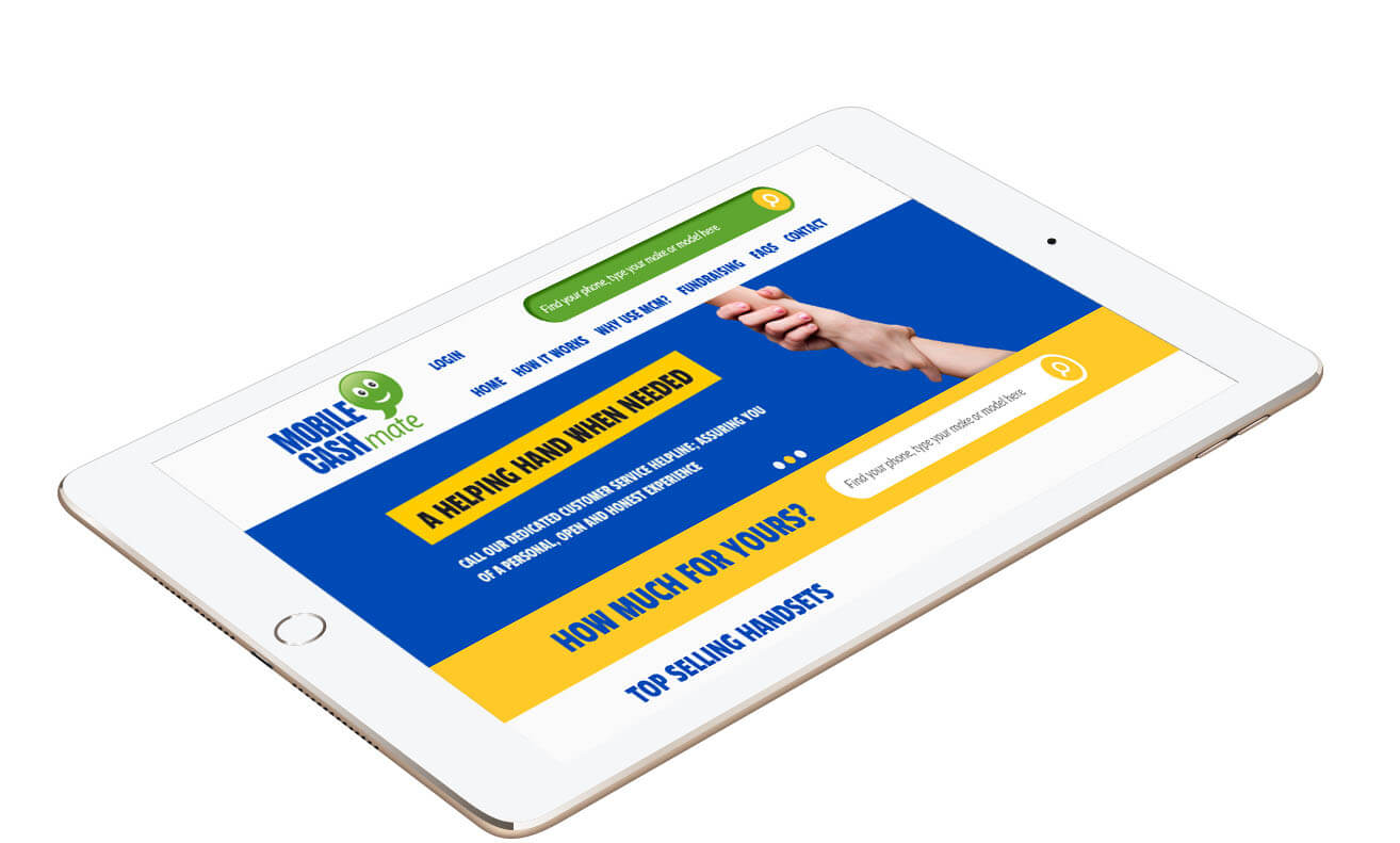 MobileCashMate: Mobile Phone Recycling Website and Backend Solution Image