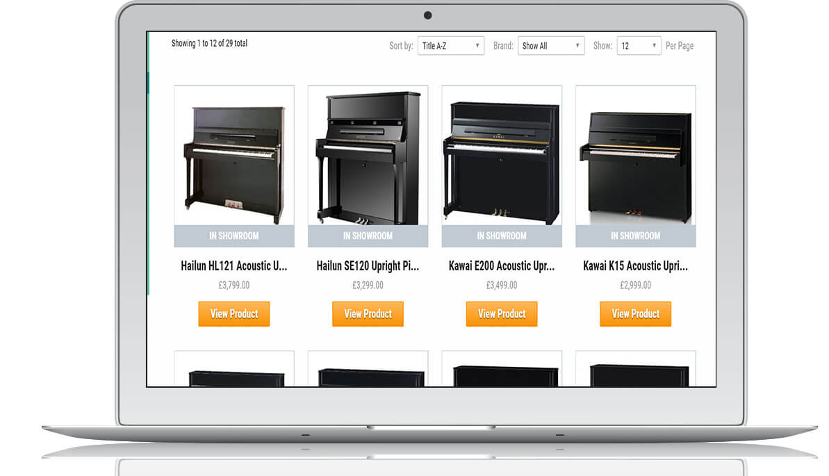 The Piano Man: Website Redesign Solution Image